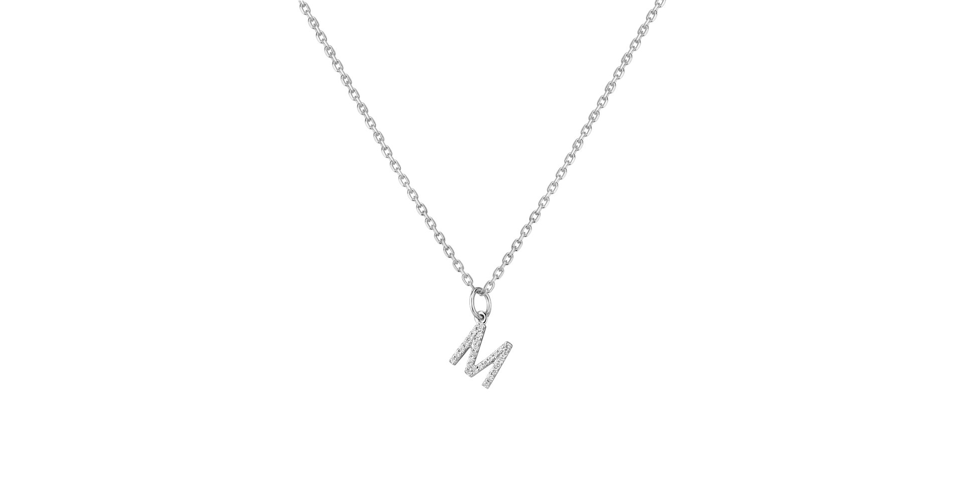 Přívěsek s diamanty Line Glitter  M