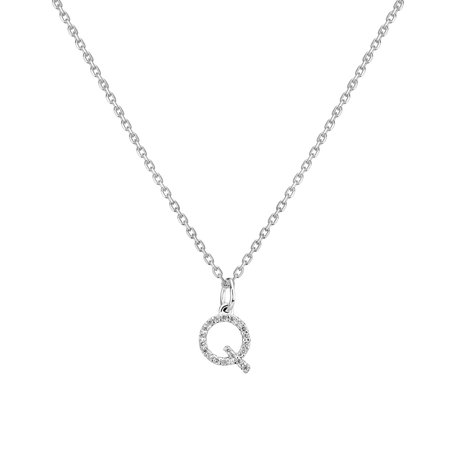 Přívěsek s diamanty Line Glitter  Q