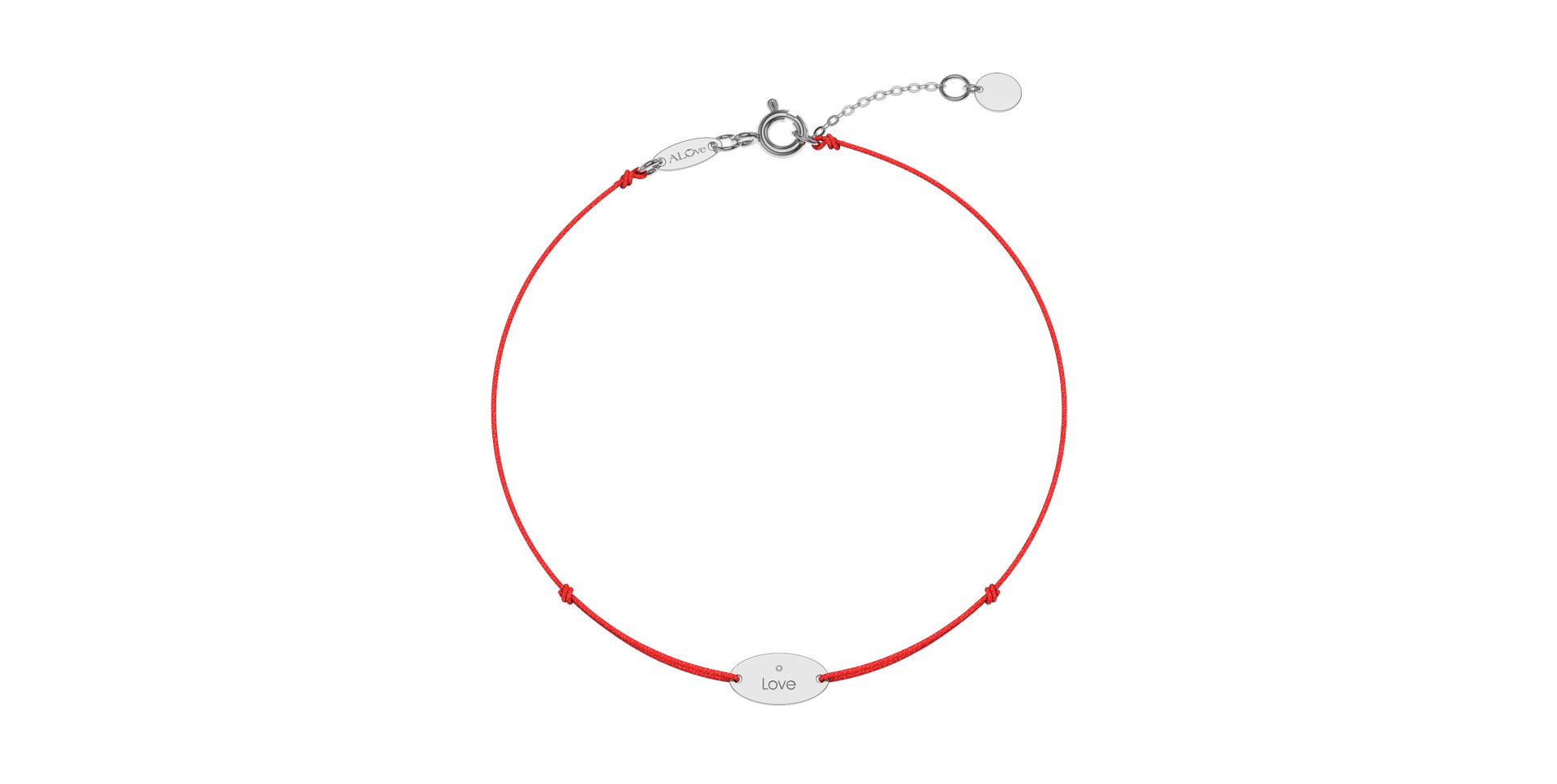 Diamantový náramek se šňůrkou Gold Stamp