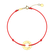 Diamantový náramek se šňůrkou Love Circle5