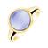 Prsten s chalcedonem blue Bonbon6