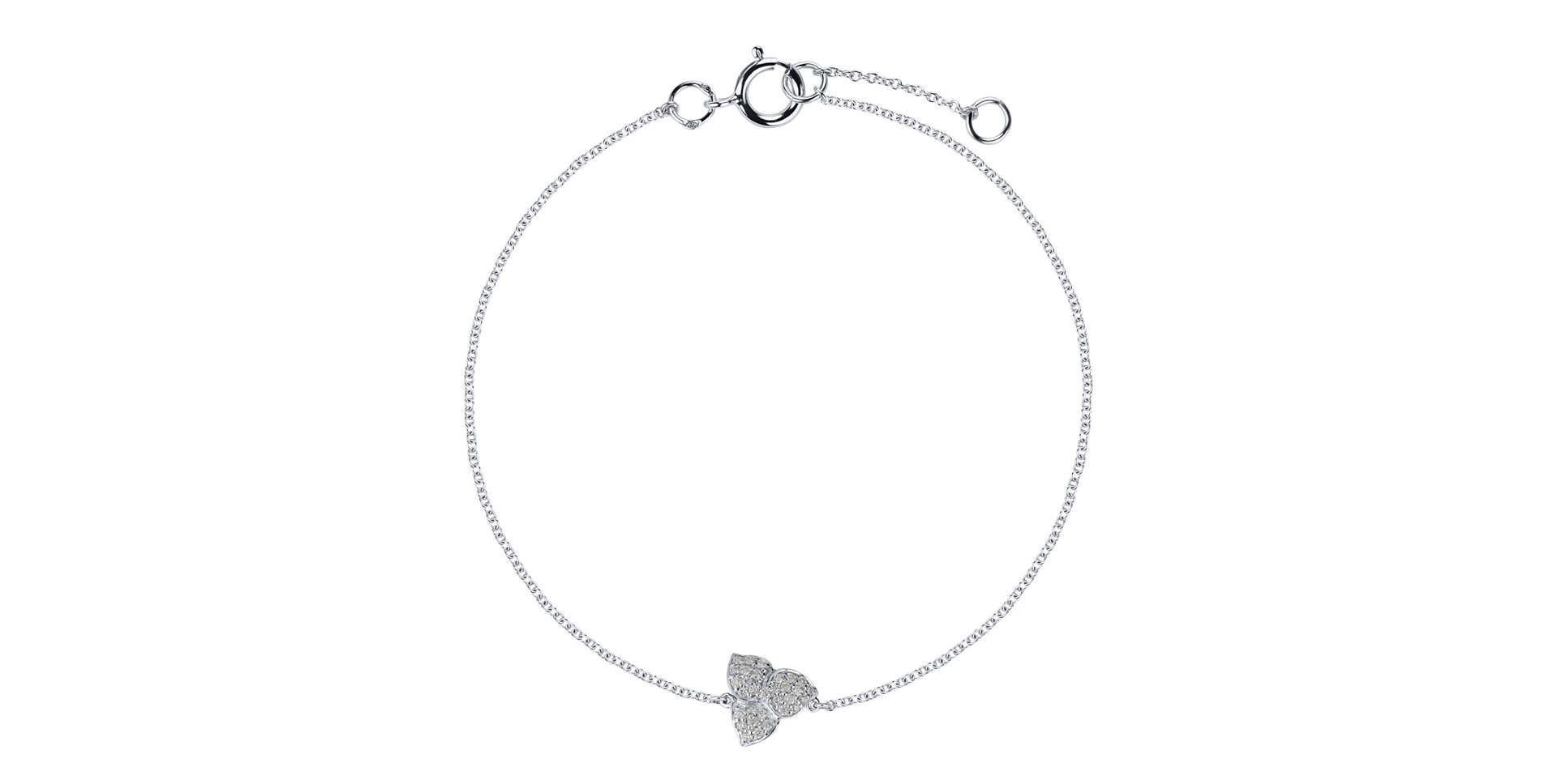 Náramek s diamanty Shiny Petals