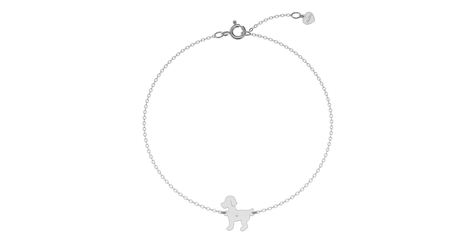 Náramek s diamantem Puppy