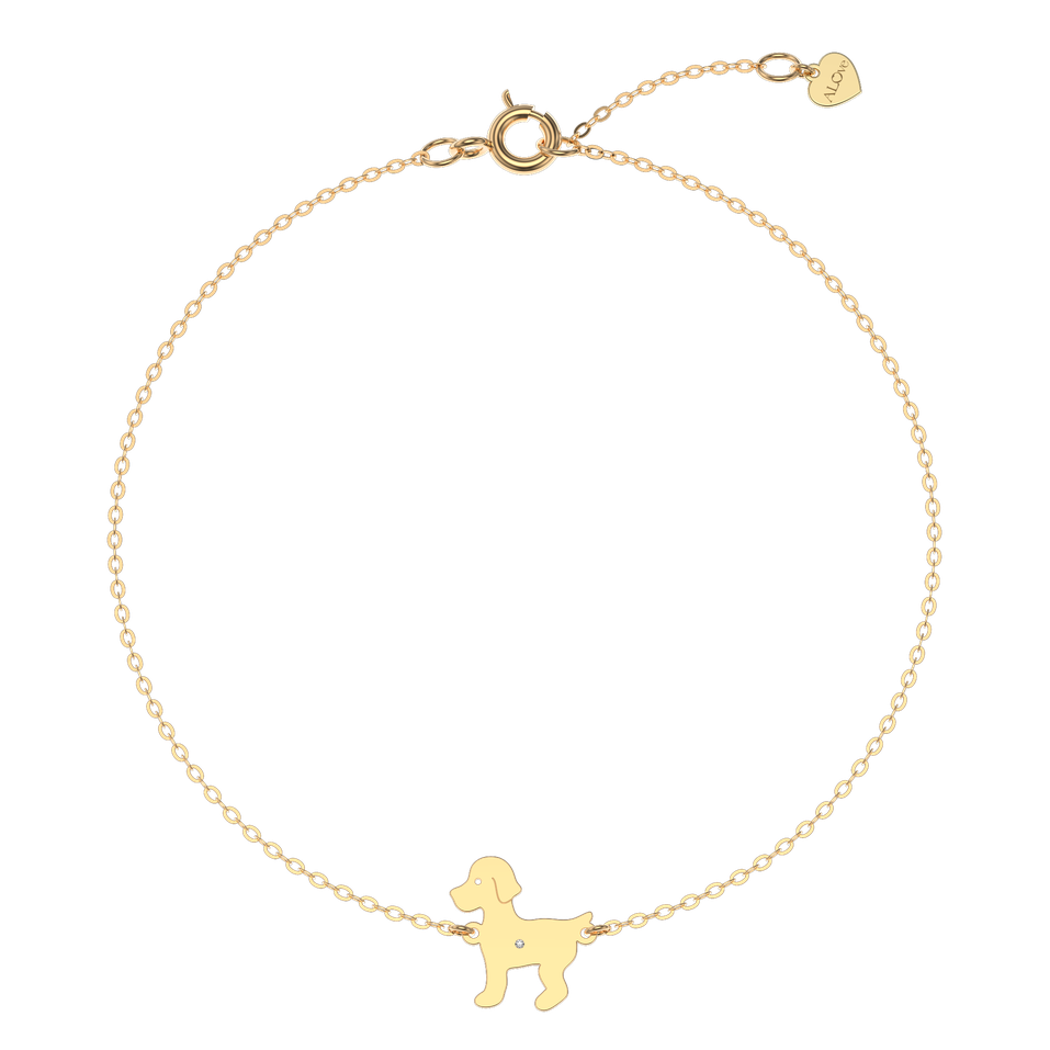 Náramek s diamantem Puppy