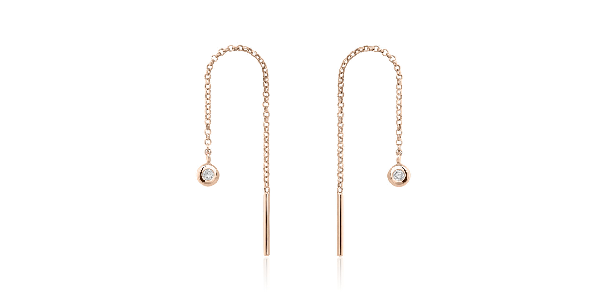 Náušnice s diamantem Amazing Heaven