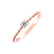 Prsten s diamantem Bubble Love4