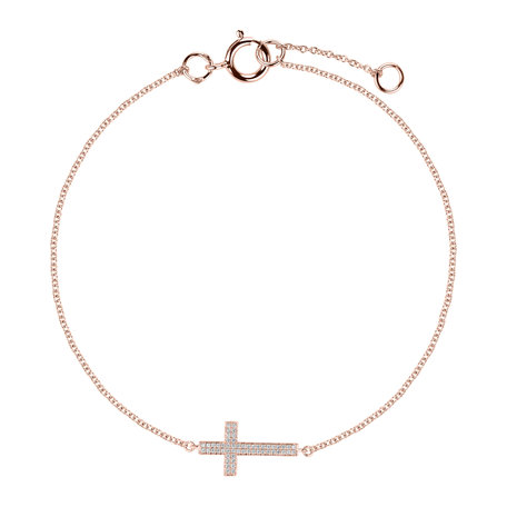 Náramek s diamanty Cross