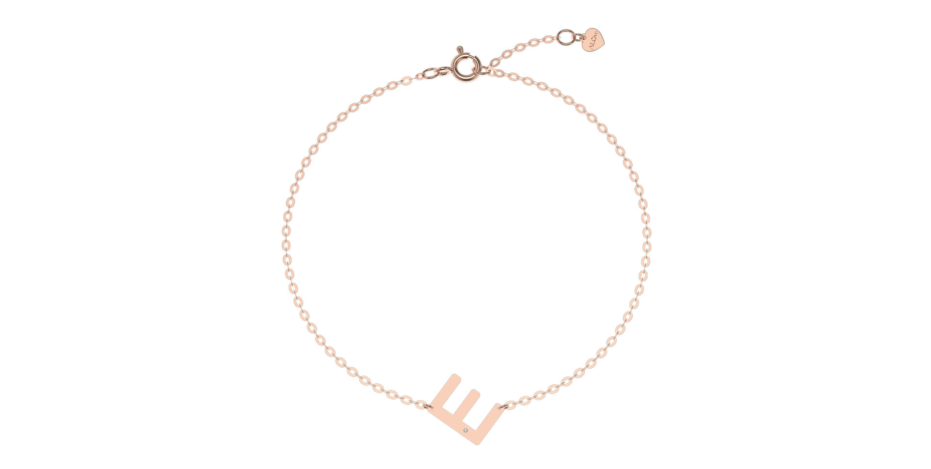 Náramek s diamantem Big Line E