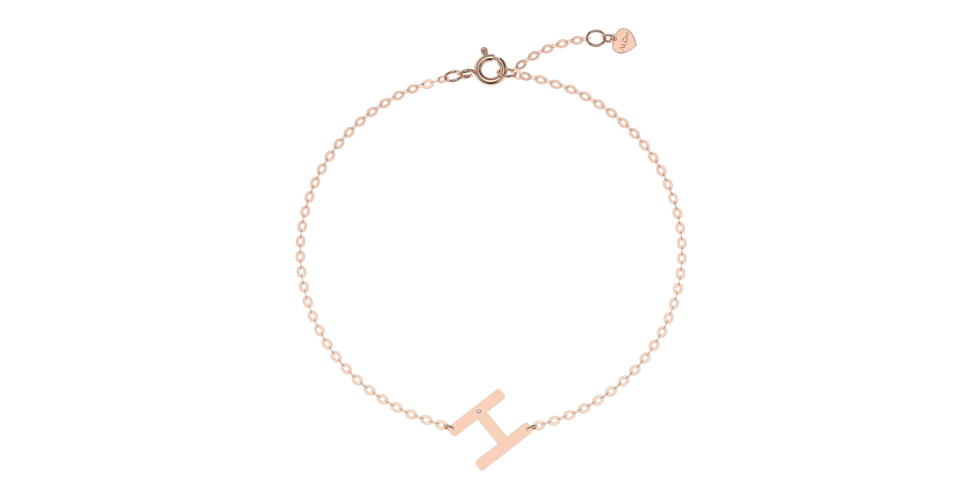 Náramek s diamantem Big Line H