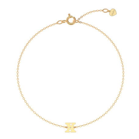 Náramek s diamantem Classic Big X