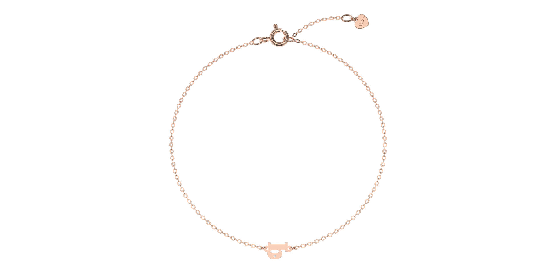 Náramek s diamantem Classic Little Q