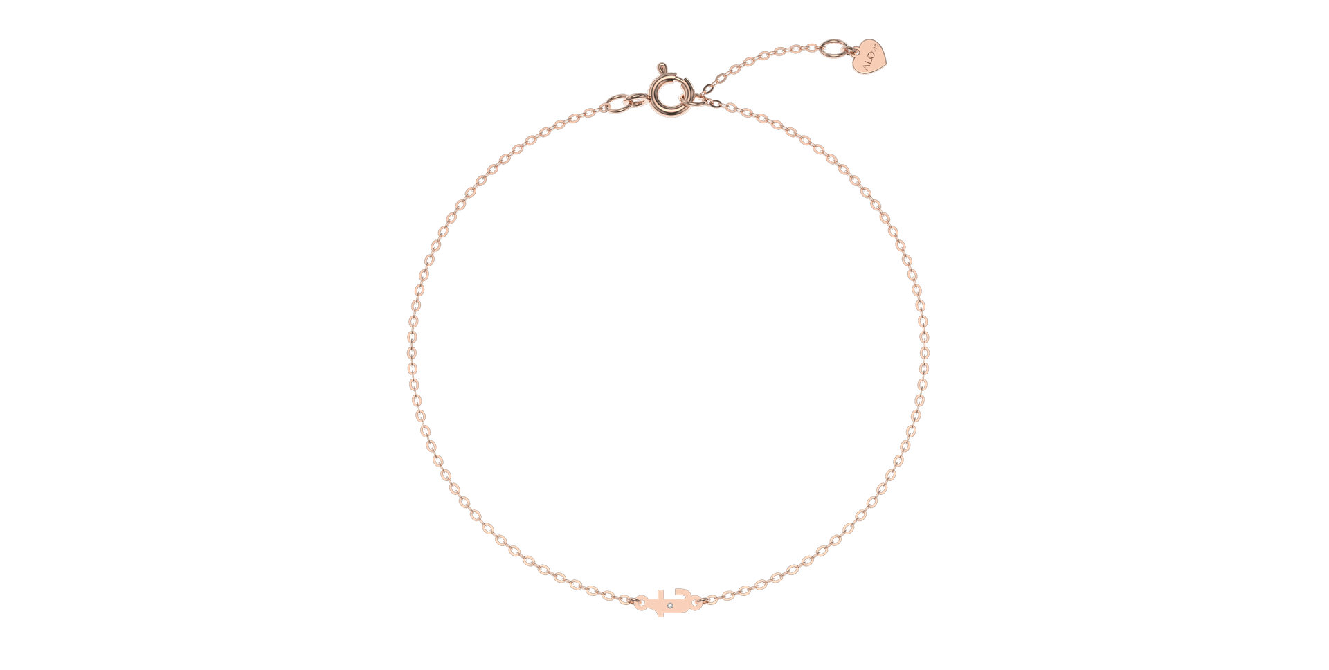 Náramek s diamantem Classic Little T