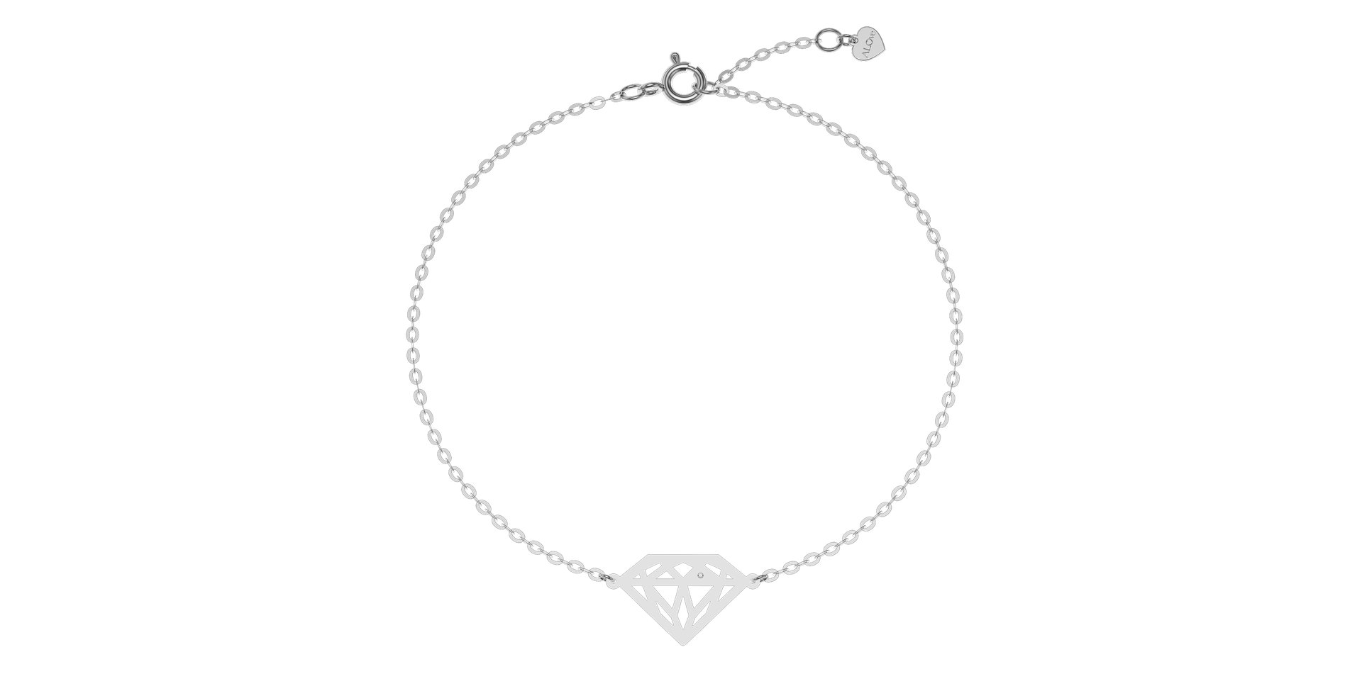 Náramek s diamantem Diamond