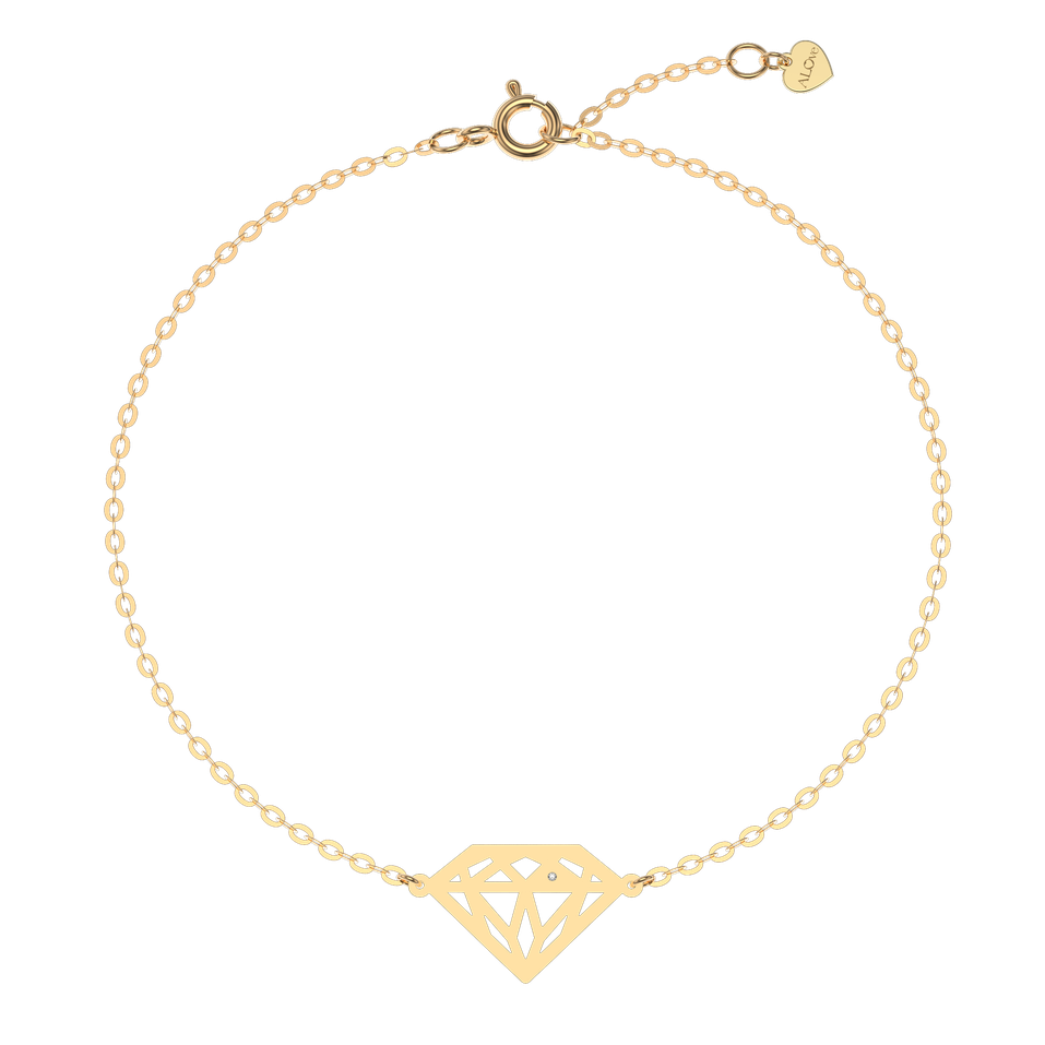 Náramek s diamantem Diamond