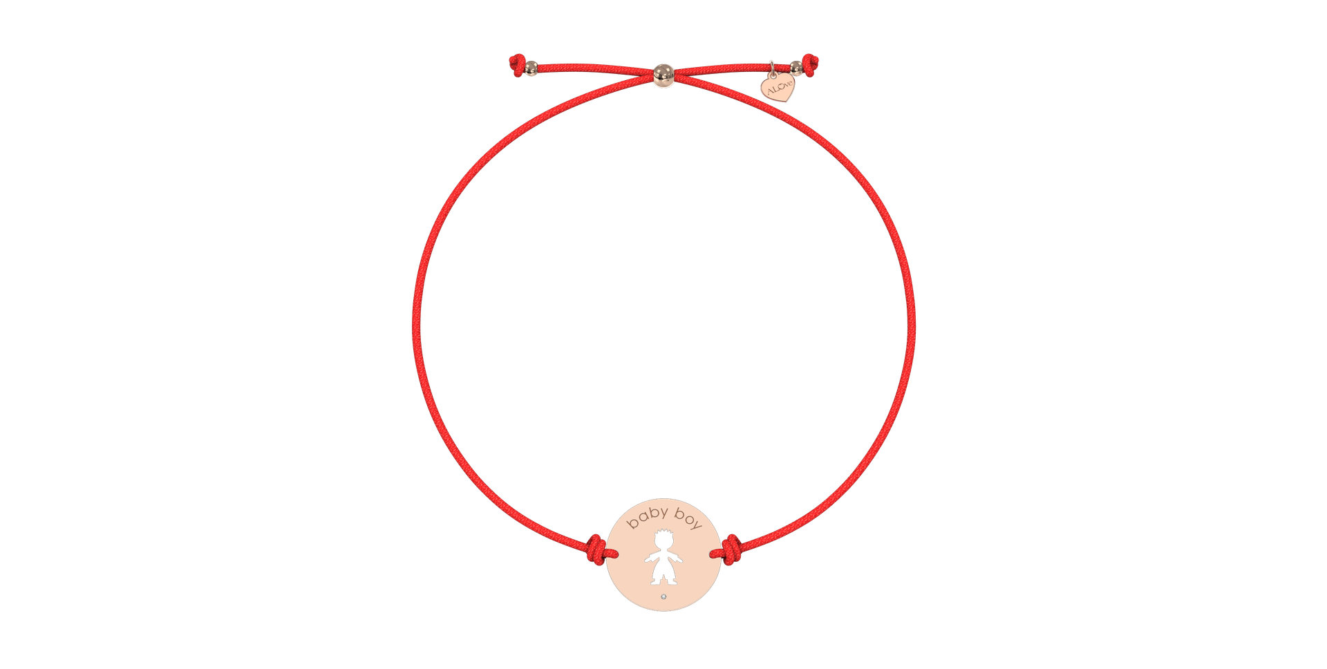 Náramek s diamantem Baby Boy