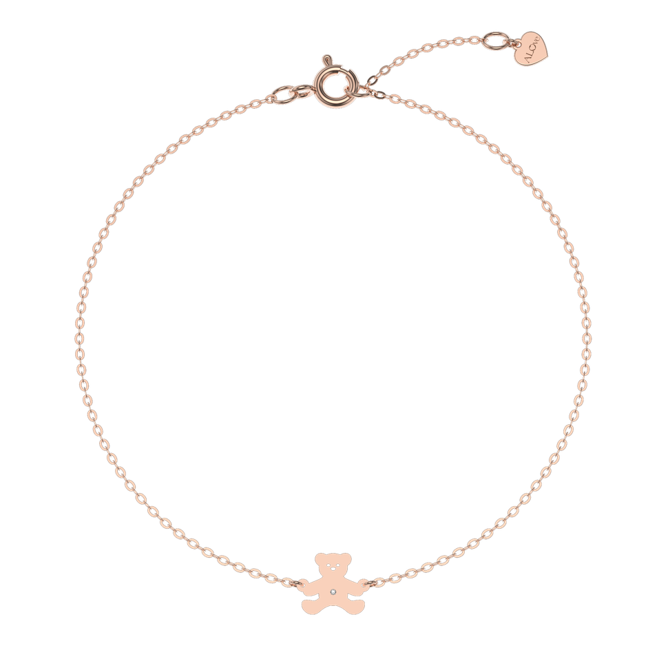 Náramek s diamantem Teddy