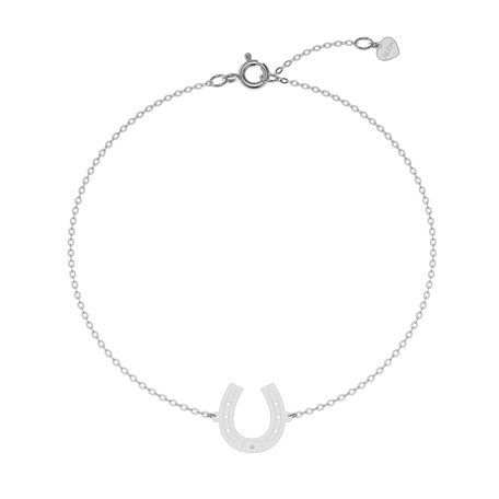 Náramek s diamantem Horseshoe