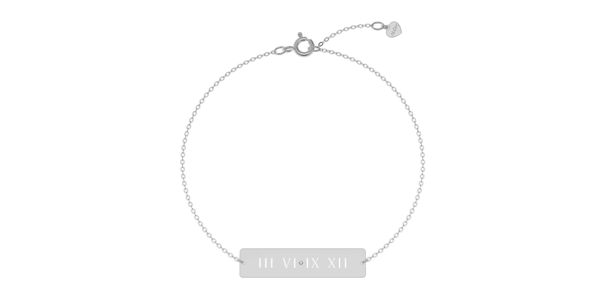 Náramek s diamantem Diamond Time