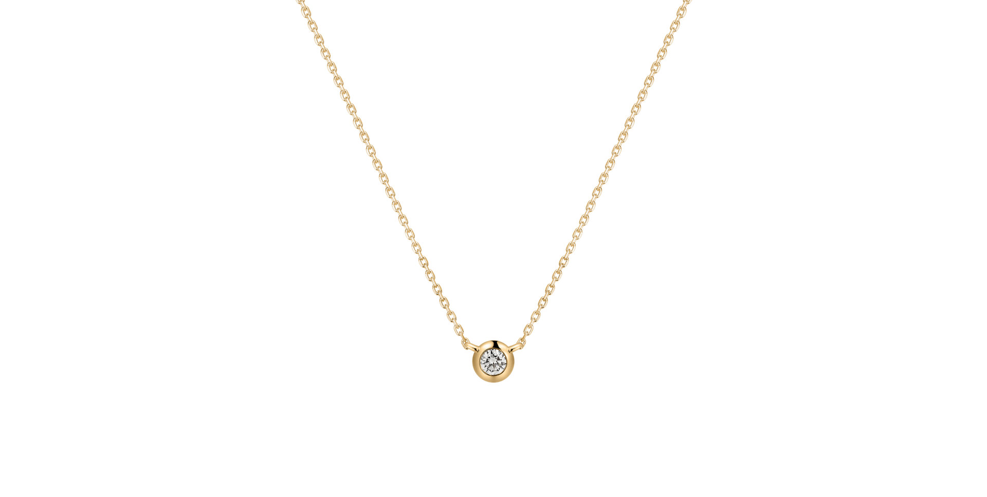 Náhrdelník s diamantem Sparkling Drop