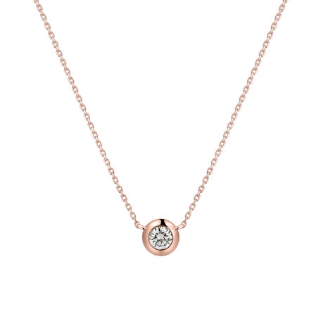 Náhrdelník s diamantem Sparkling Drop