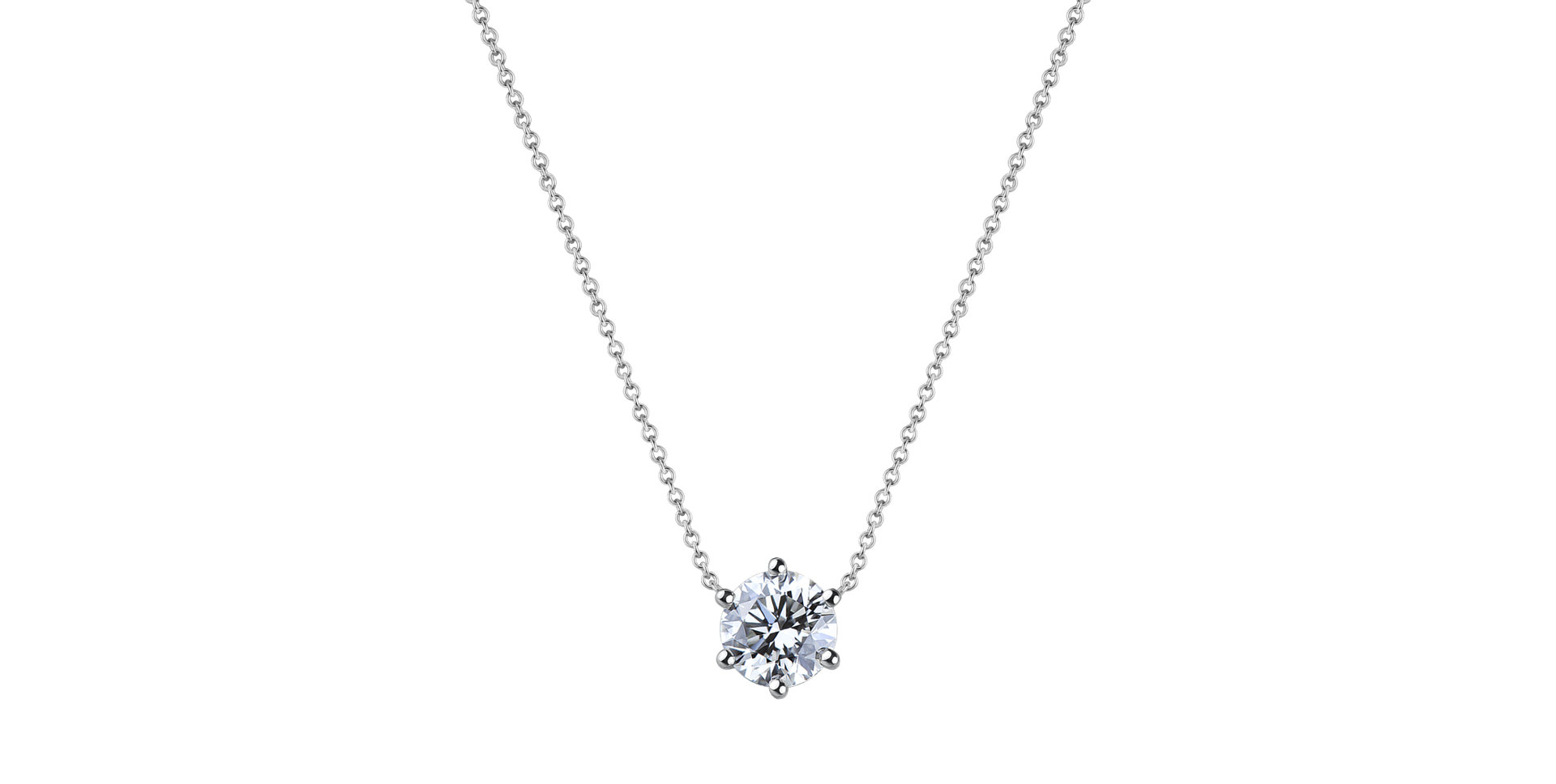 Náhrdelník s diamantem Essential Shine