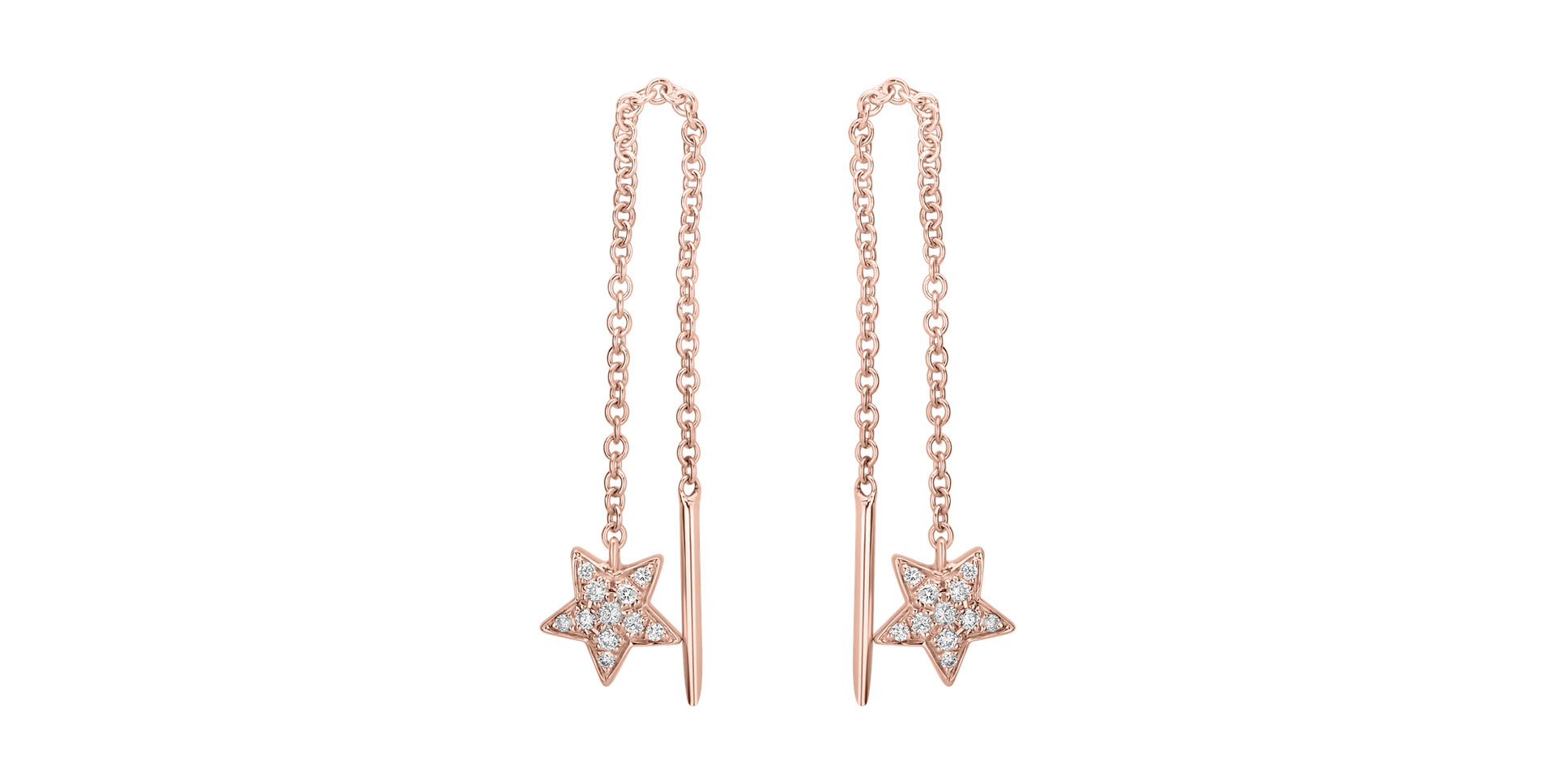 Náušnice s diamanty Amazing Night