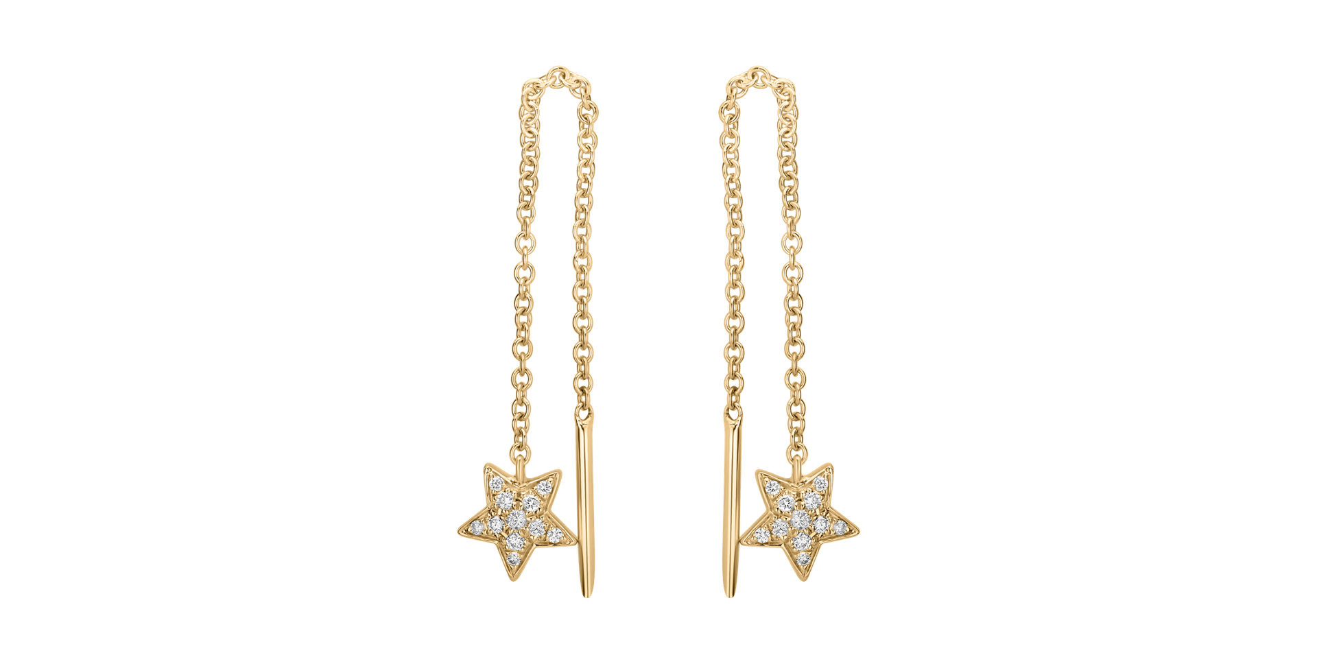 Náušnice s diamanty Amazing Night