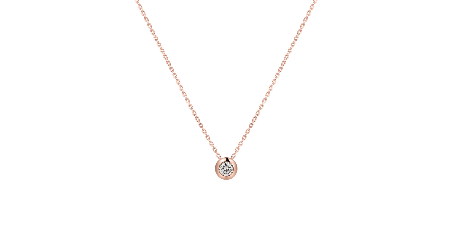 Náhrdelník s diamantem Sparkling Dots