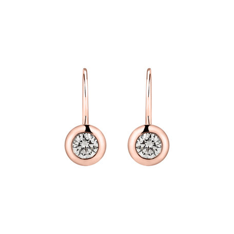 Náušnice s diamantem Sparkling Dots