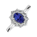 Prsten s diamanty a tanzanitem Princess6