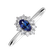 Prsten s diamanty a tanzanitem Princess6