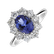 Prsten s tanzanitem a diamanty Princess4