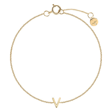 Náramek s diamantem Round Line V