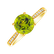 Prsten s diamanty a peridotem Bonbon6