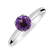 Prsten s ametystem brazil Bonbon6