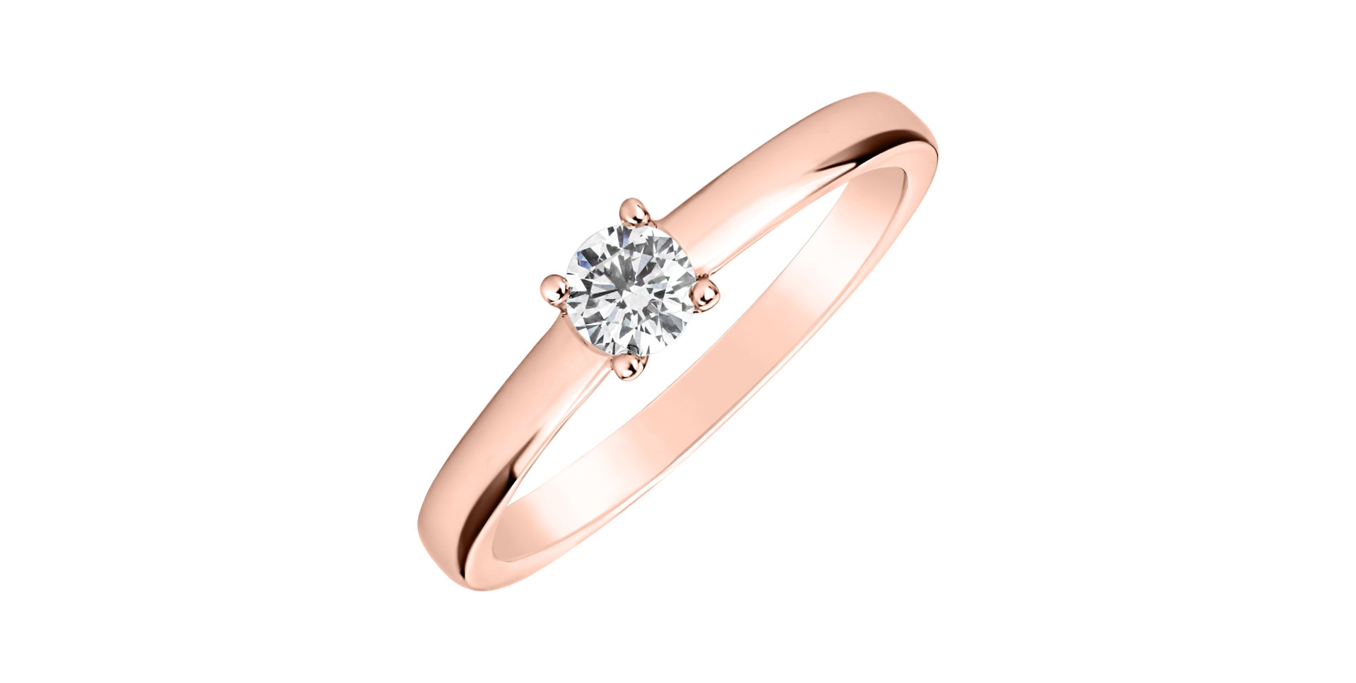 Prsten s diamantem Lovely Spark