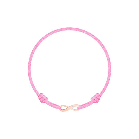 Dětský diamantový náramek se šňůrkou Infinity