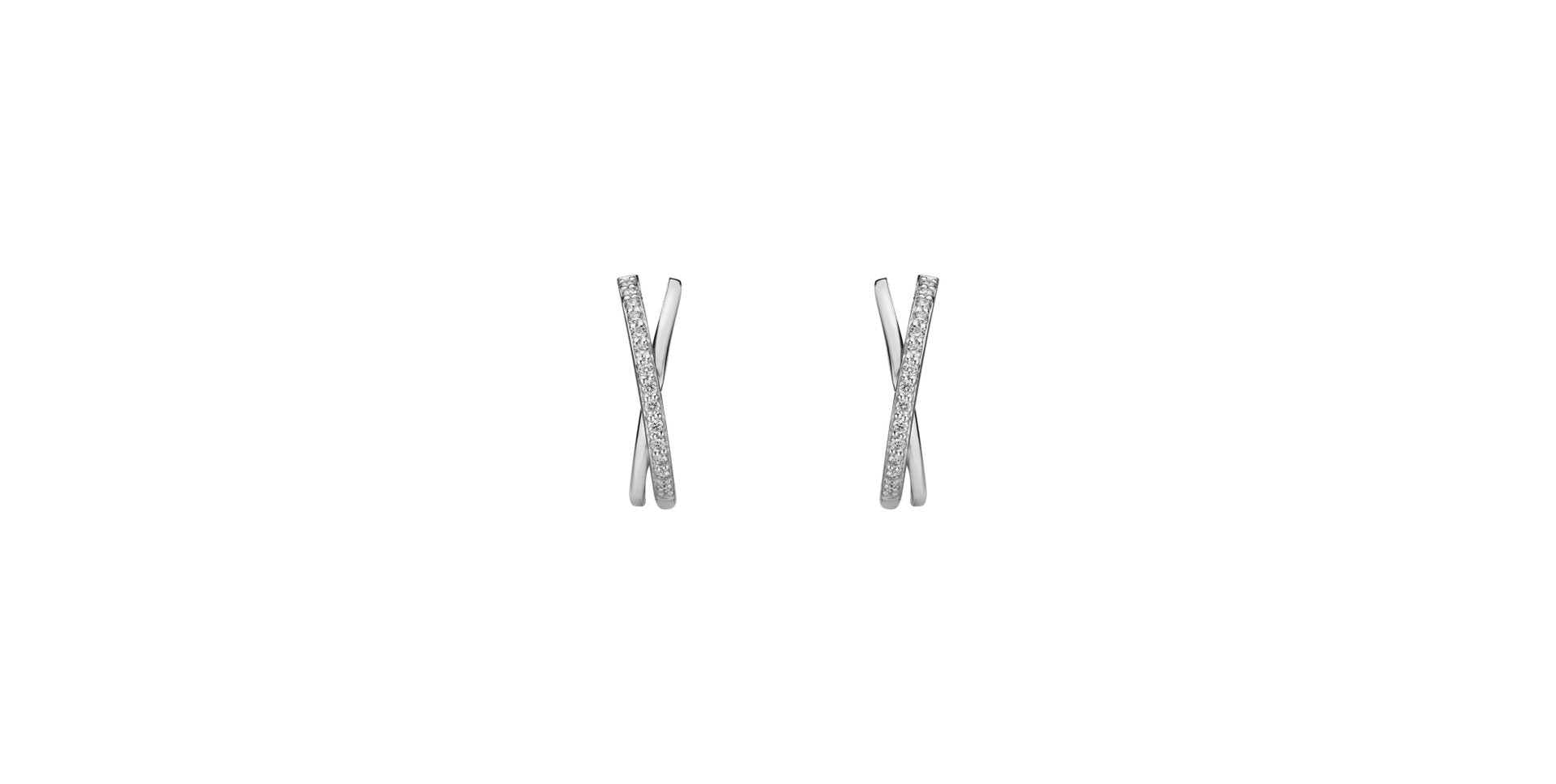 Náušnice s diamanty Radiant Impulse