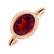 Prsten s rhodolitem Bonbon6