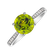 Prsten s diamanty a peridotem Bonbon6