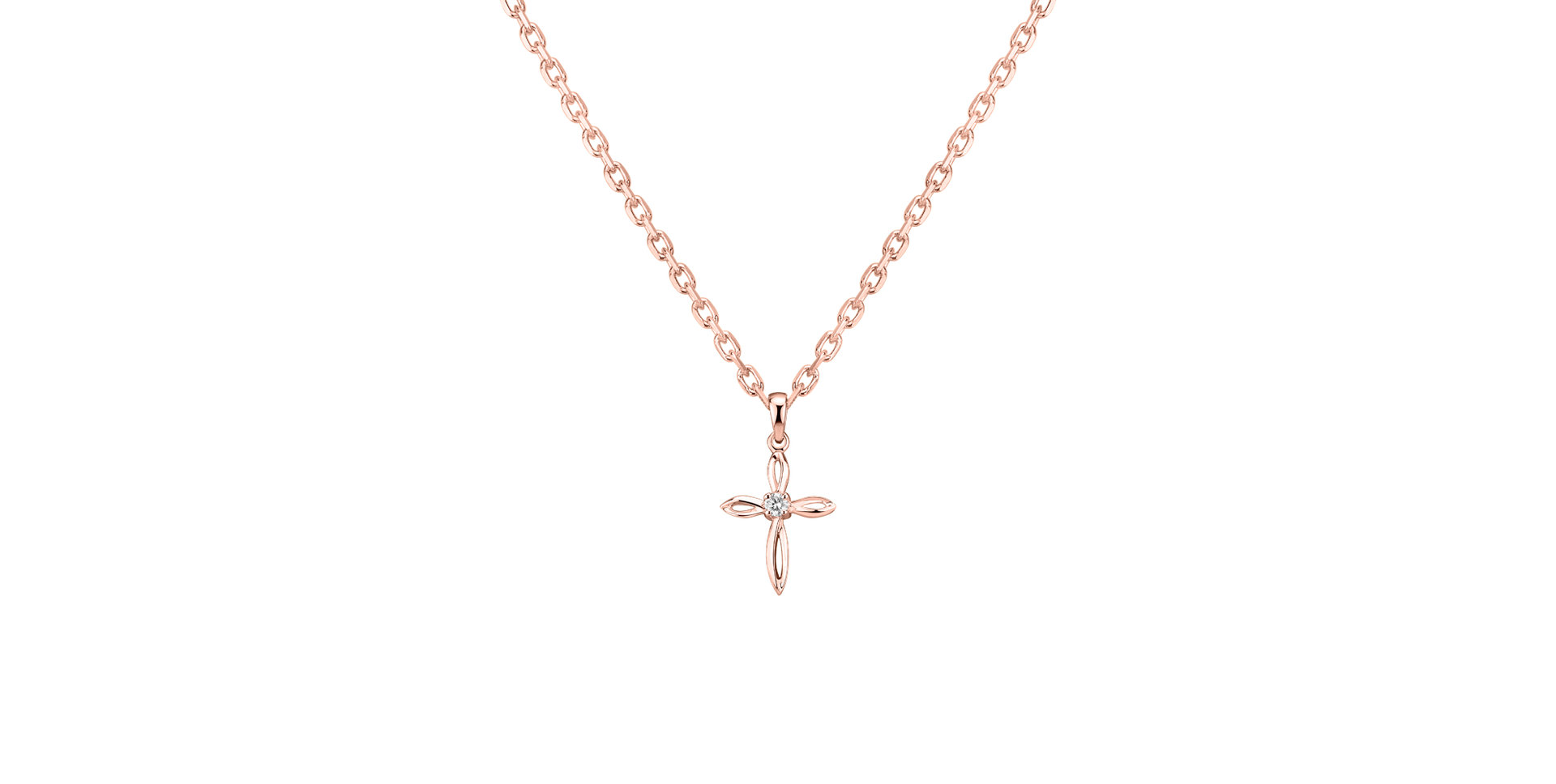 Přívěsek s diamantem Symbol of Faith