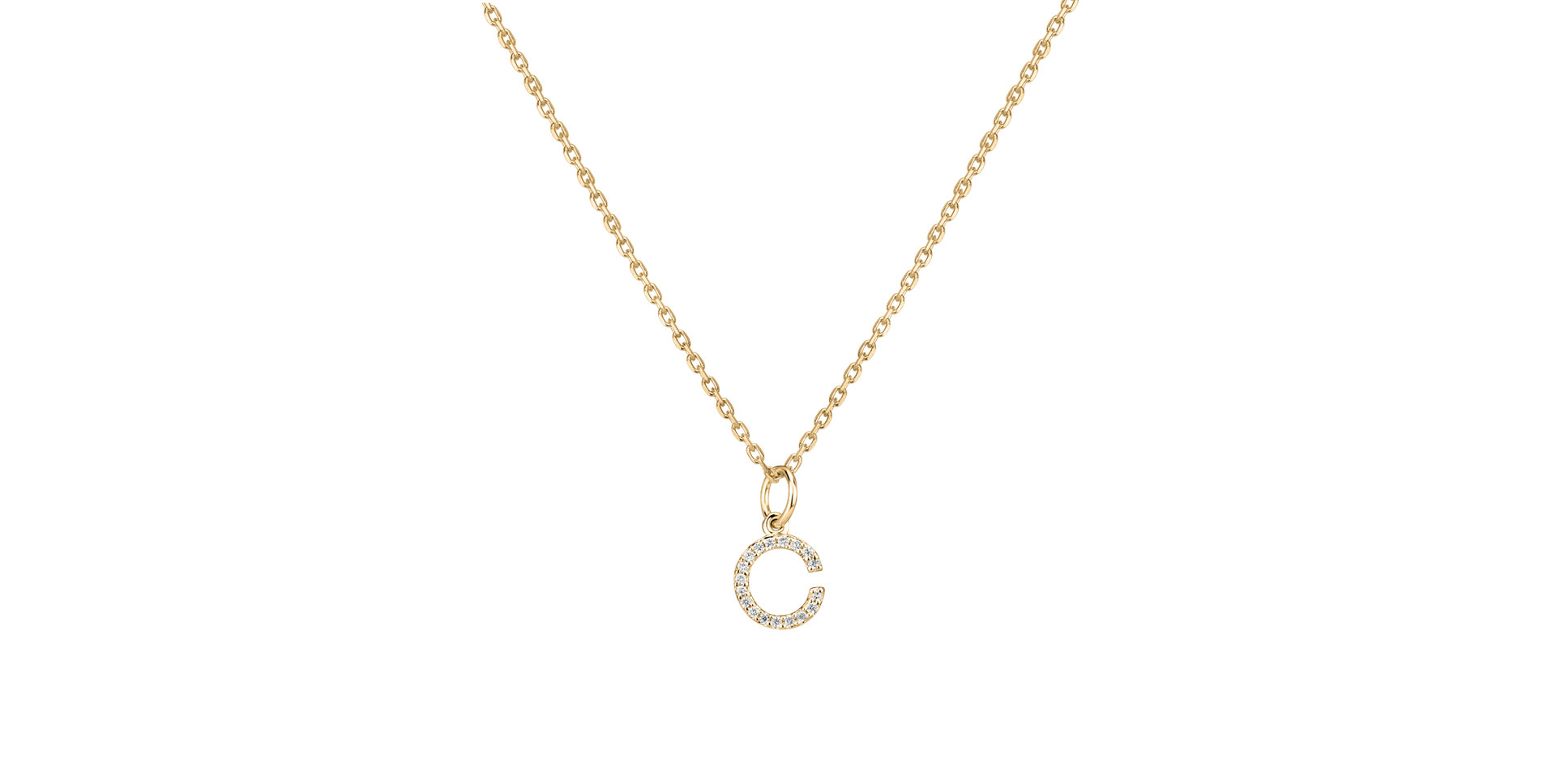 Přívěsek s diamanty Line Glitter  C