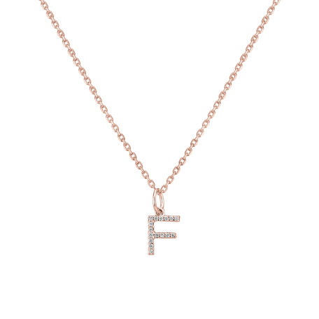 Přívěsek s diamanty Line Glitter  F