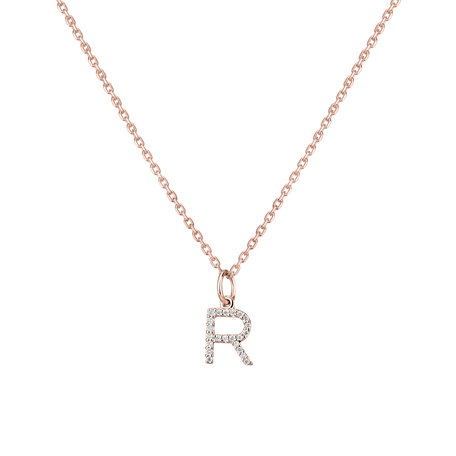 Přívěsek s diamanty Line Glitter  R