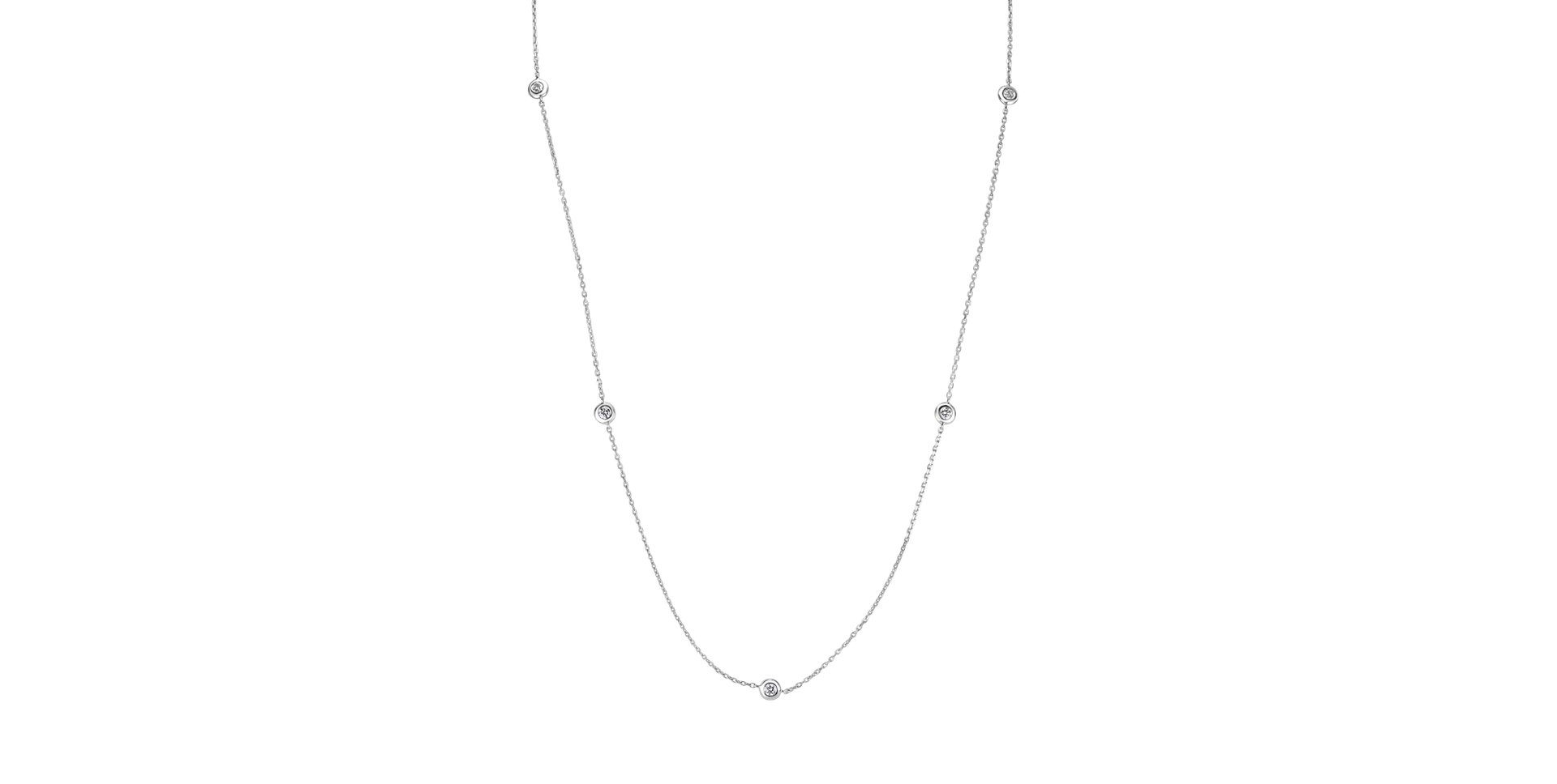 Náhrdelník s diamanty Dots