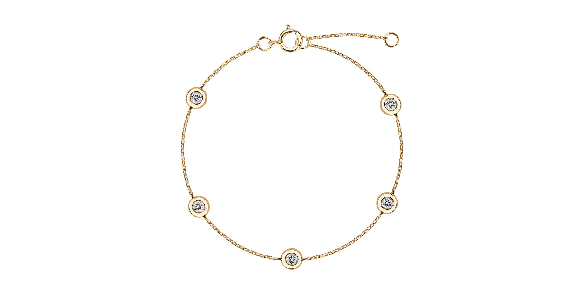 Náramek s diamanty Sparkling Dots