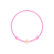 Dětský diamantový náramek se šňůrkou Circle Letter T3