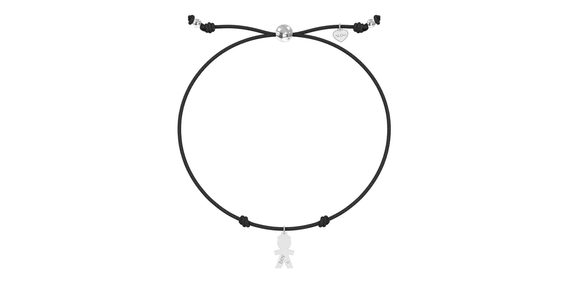 Náramek s diamantem Boy