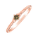 Prsten s hnědým diamantem Unique Joy4
