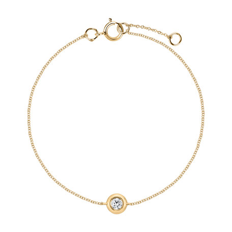 Náramek s diamantem Sparkling Dots